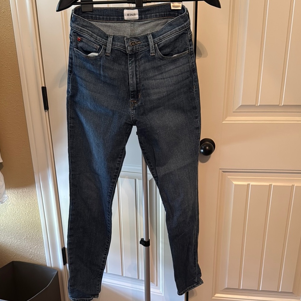 Hudson Jeans Blue Skinny Stretch Denim